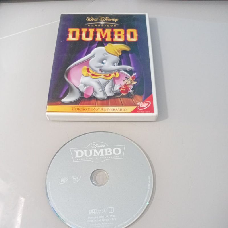 dvd Dumbo Walt Disney raridade