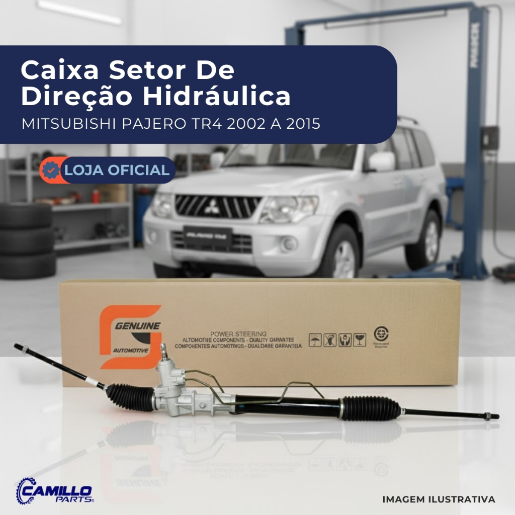 Caixa Setor De Direção Hidráulica Mitsubishi Pajero Tr4 2002 A 2015 Genuine Automotive