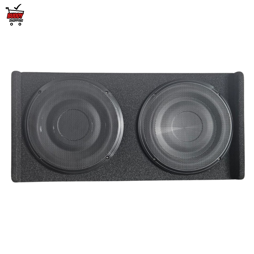 Caixa Amplificada Subwoofer Knup Duplo 10 Polegadas 120W RMS - Design Compacto