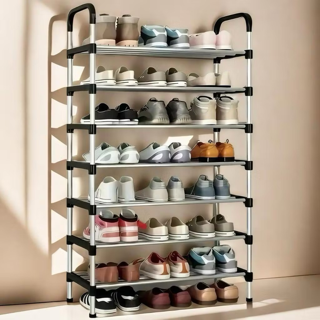 ￼Sapateira Multiuso Para Calçados 7 Andares Organizador Desmontável  organizador de sapatos tênis em Oferta na Shopee