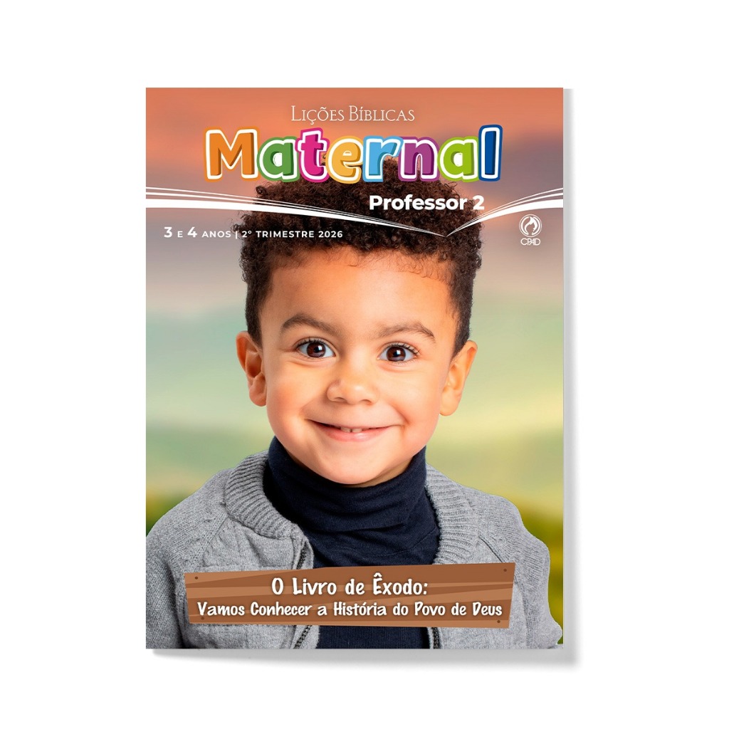 Revista Lições Bíblicas | 2º Trimestre 2026 - Maternal Professor em Oferta na Shopee