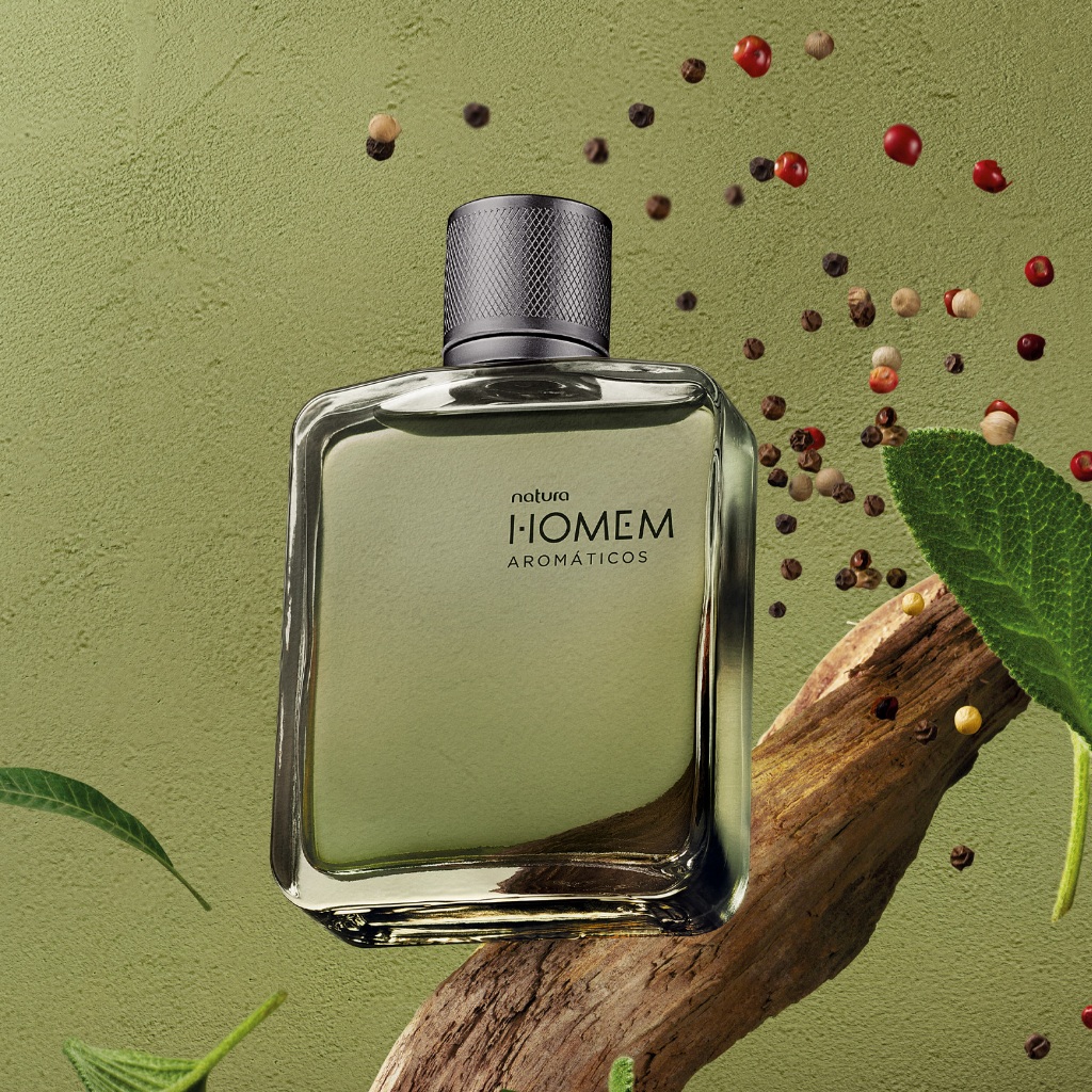 KIt Presente Perfume Desodorante Colônia Deo Corporal Natura Homem Aromáticos 100 ml Natura Original