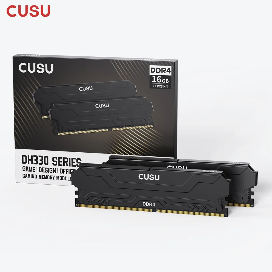 Memória RAM DDR4 CUSU, 32GB (2x16GB), 3200MHz, CL16, XMP 2.0