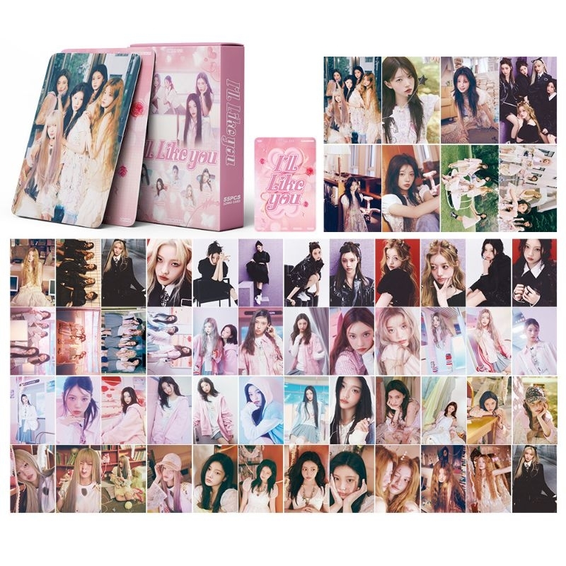 Photocards Kpop ILLIT Moka Minju fotos Colecionáveis
