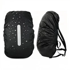 Capa Para Mochila De Chuva Refletiva Impermeável Protetora Para Motoboy Mala Anti Poeira Ajustável
