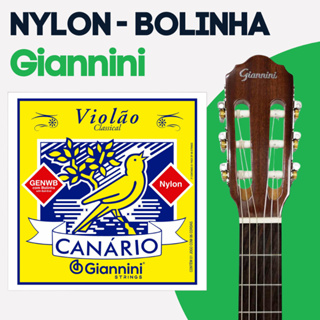 Encordoamento Giannini Com Bolinha Canário Genwb Encordoamento Violão Nylon Corda de Violão de Nylon em Oferta na Shopee