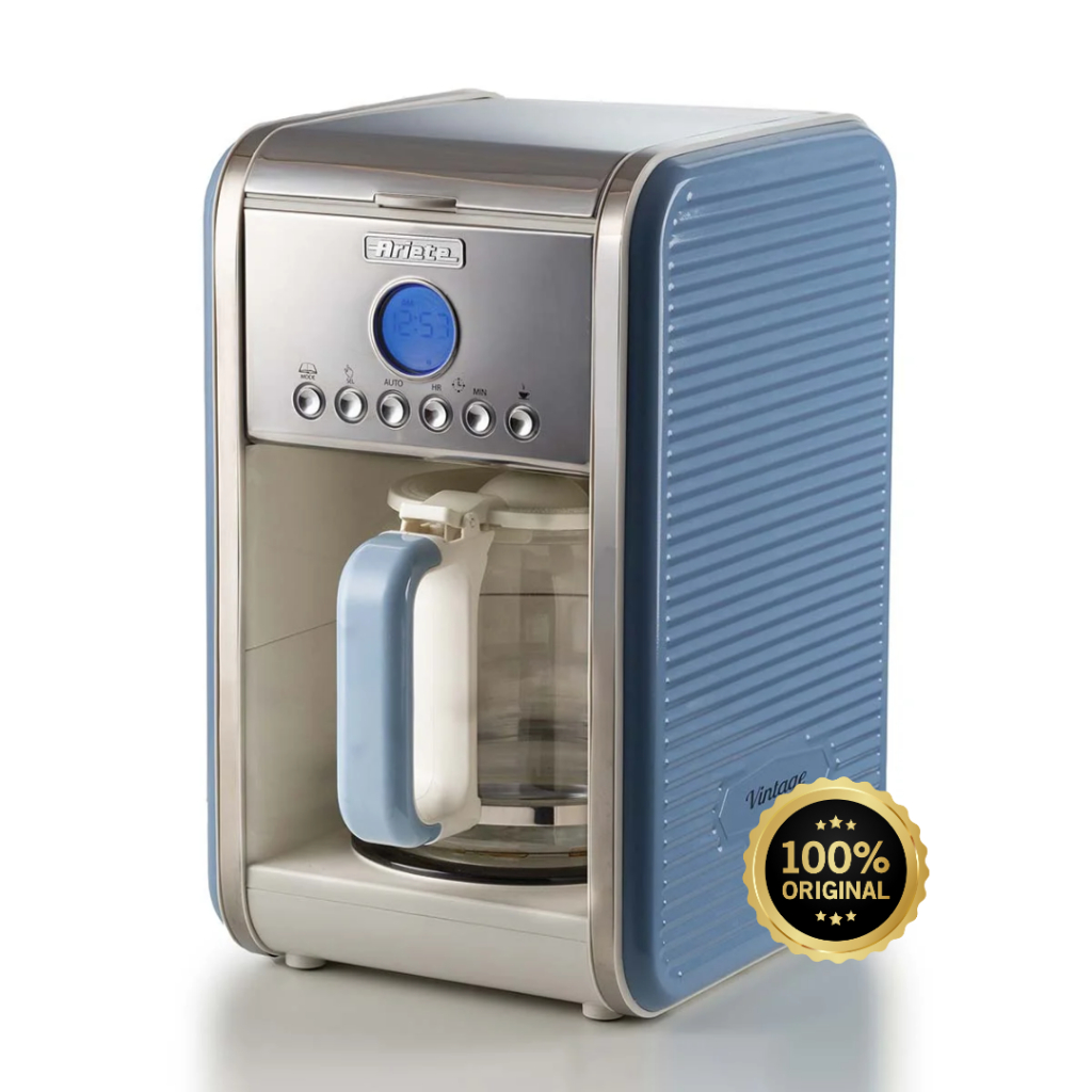 Cafeteira Programável e Com Filtro 220V 900W Vintage Azul - Ariete Original