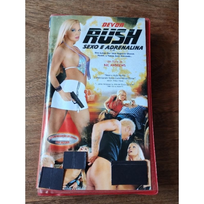 Fita VHS porno - Rush - Sxo e Adrenalina