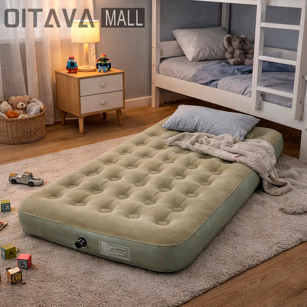 Cama Colchão Ar Inflável Com Bomba Elétrica Solteiro 190cm