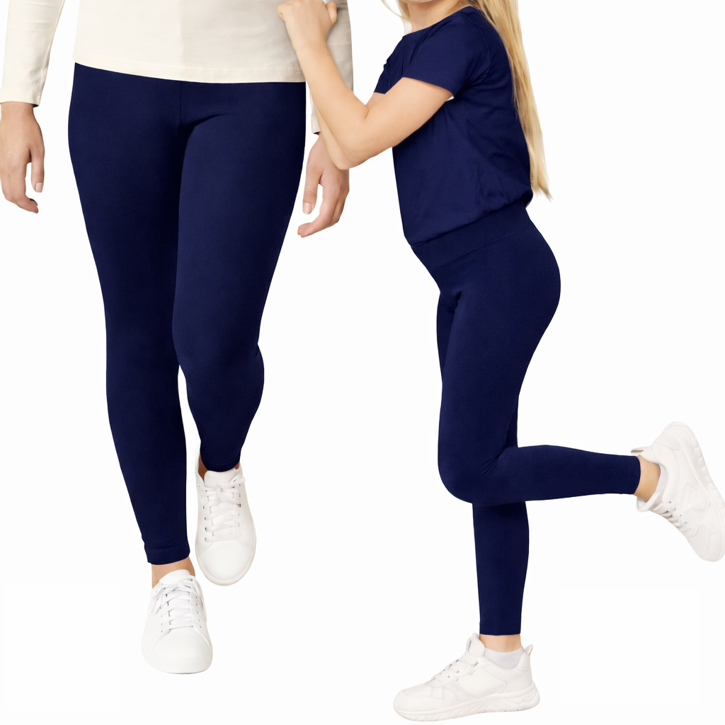 Kit com 2 Legging Suplex Lisa 4 ao 16 Moda Infantil Confortável