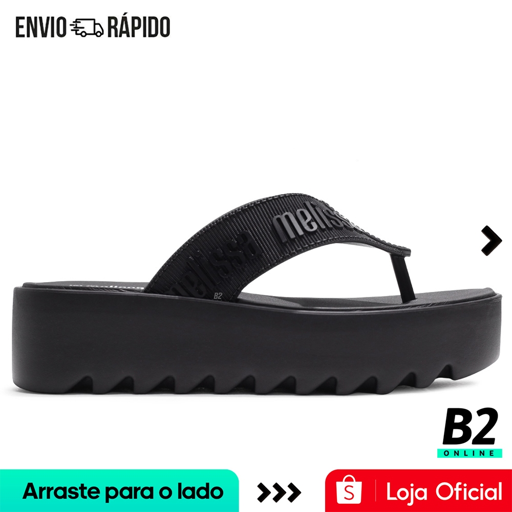 Sandália Melissa M-Lover Thong Platform Feminina Original Com Nota Fiscal e Garantia em Oferta na Shopee