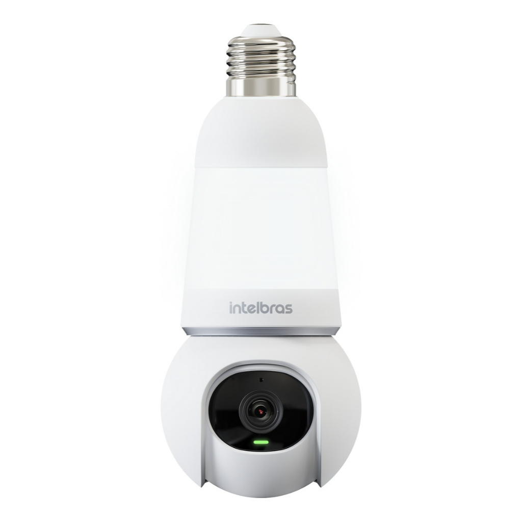 Câmera Lâmpada Intelbras Im6 Full Color 3mp 360 Wifi Interna Cor Branco