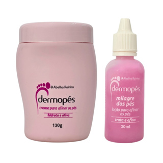 Dermopés Hidrata E Afina + Milagre Dos Pés Abelha Rainha em Oferta na Shopee