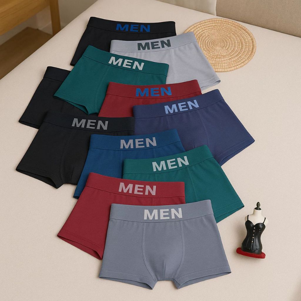 KIT 10 Cuecas Boxers Masculina de Microfibra ou 4 Unidades
