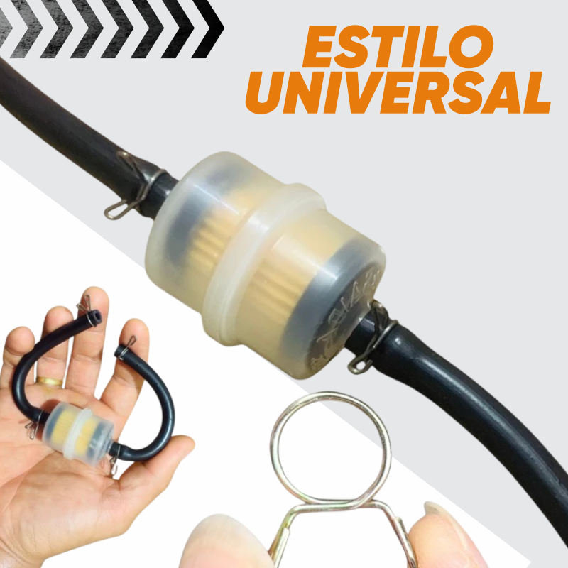 Filtro De Combustível + Mangueira Preta 25cm Com Abraçadeira Universal Motos Cg Titan Fan 125/150 Ybr em Oferta na Shopee