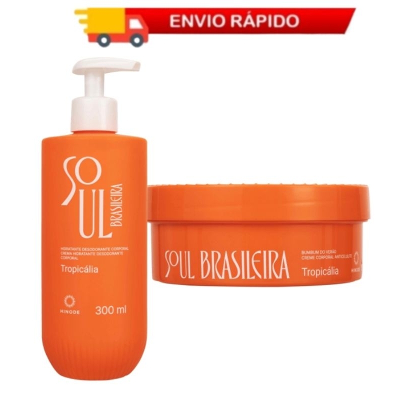 Kit Hidratante Corporal + Creme Bumbum Do Verão Soul Brasileira Tropicália Hinode