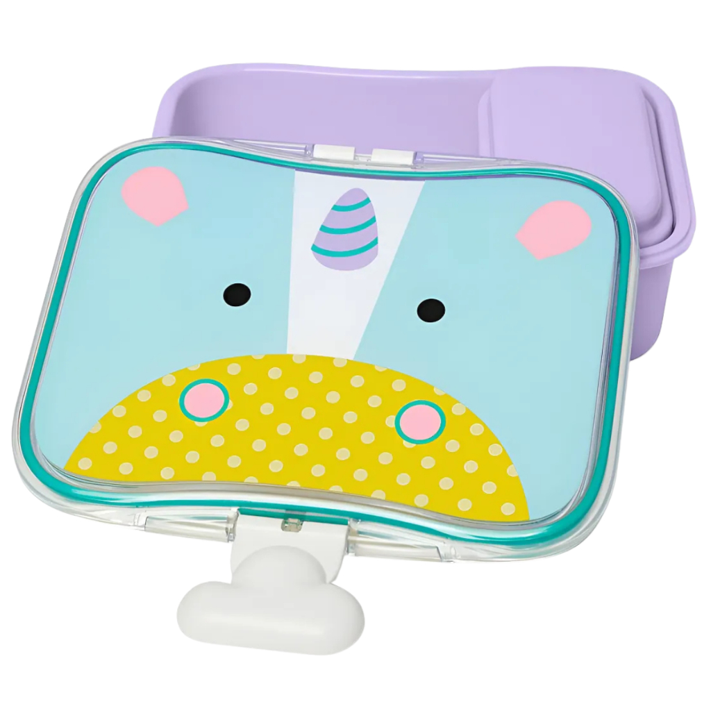 Kit Lanche Zoo Unicórnio Skip Hop Infantil Original Transparente
