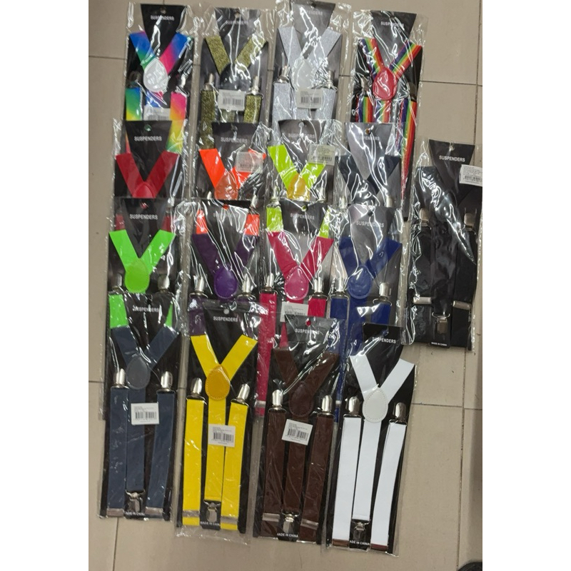 Suspensório Adulto Masculino Feminino Várias Cores Promoção