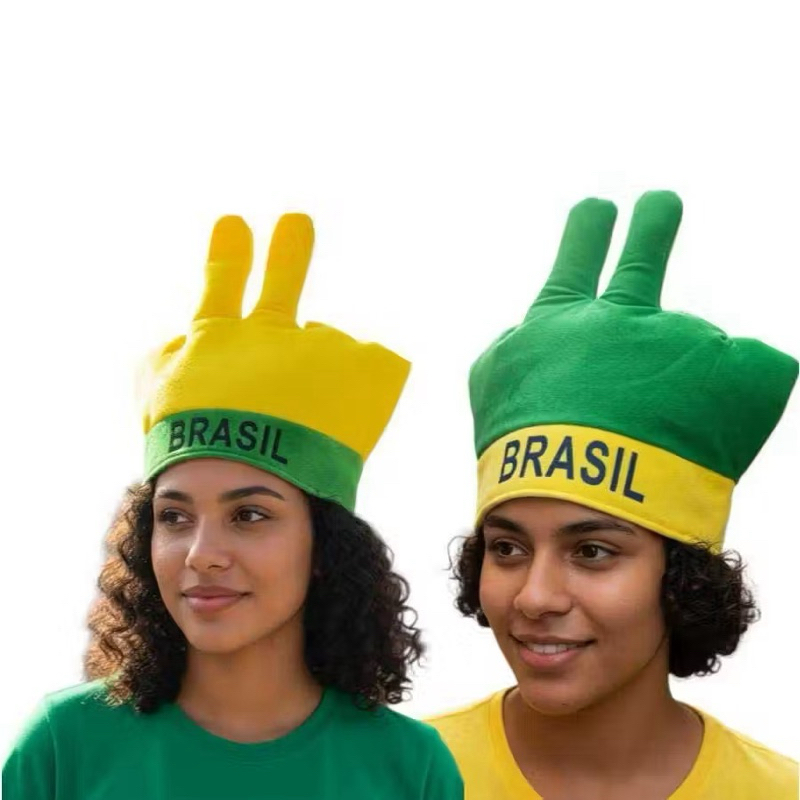 CARTOLA BRASIL | CHAPÉU MÃOZINHA | BANDEIRA DO BRASIL | COPA | BRAZIL | FANTASIA | DECORAÇÃO DE FESTA | JOGO | FUTEBOL