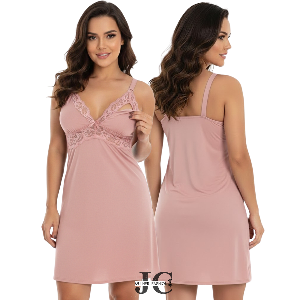 Camisolas Amamentação para Maternidade / Gestante com Renda e Click em Oferta na Shopee