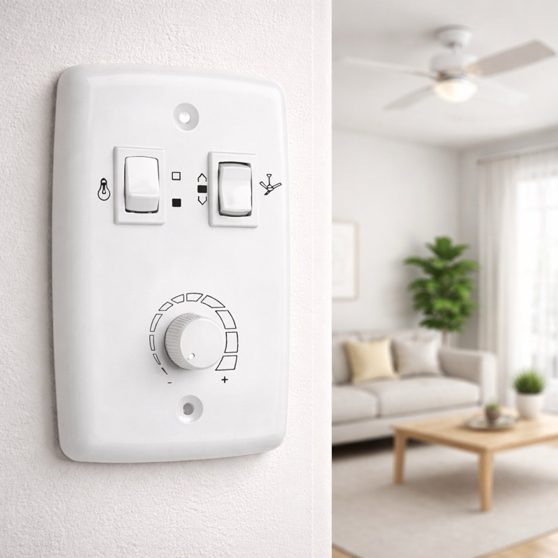 Controle Velocidade Rotativo Ventilador de Teto Biv 1 lampada (01-01) em Oferta na Shopee