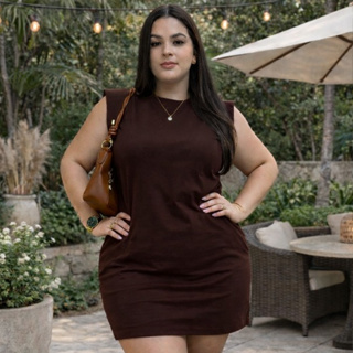 Vestido Curto Com BOLSO Manguinha Morcego Muscle Plus Size G1 Vestido Casual De Algodão Vestido Basico Confortavel em Oferta na Shopee