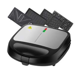 Sanduicheira Elétrica 4 em 1 Grill Misteira Waffle Donuts Antiaderente 110v e 220v em Oferta na Shopee