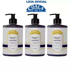 Kit 3 Unidades Sabonete Líquido Coala Home - Orquídea Negra - 500ml