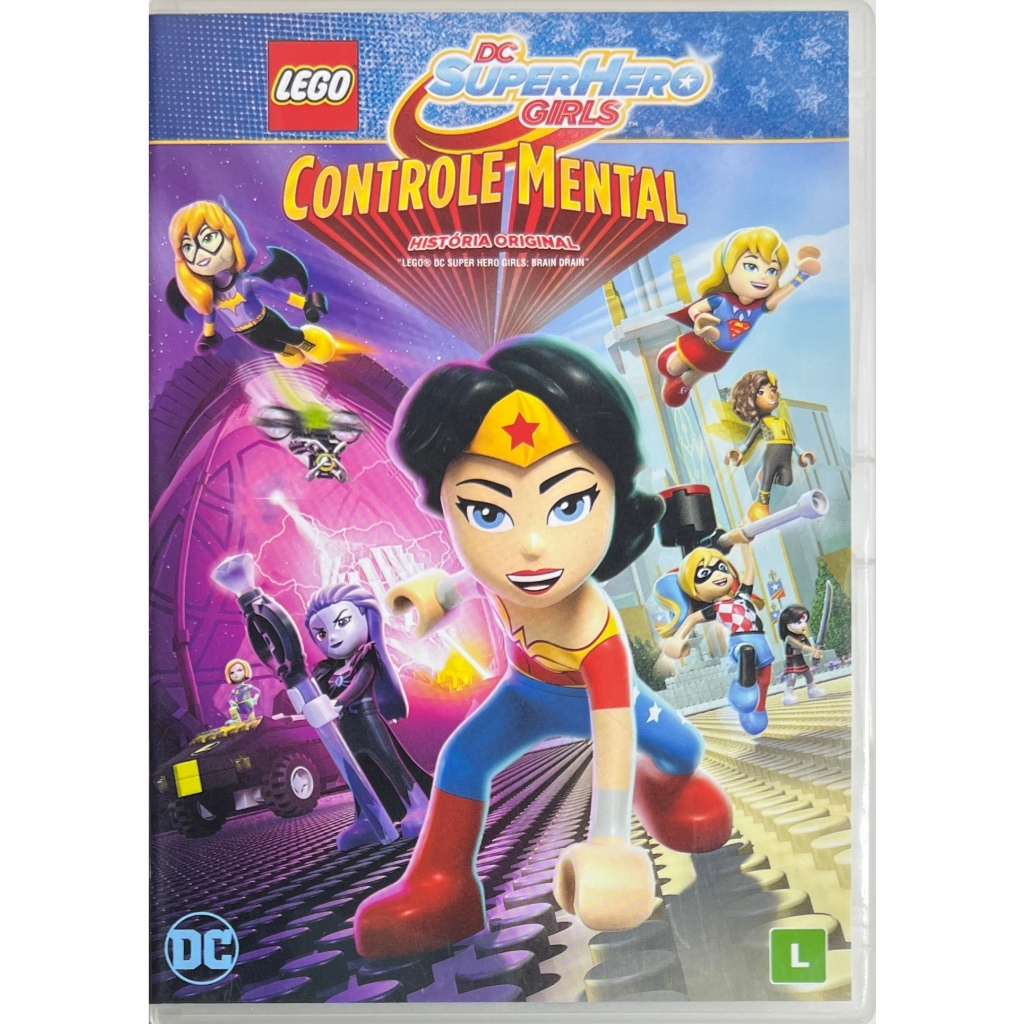 Lego DC Super Girls: Controle Mental - 2017 - DVD Original