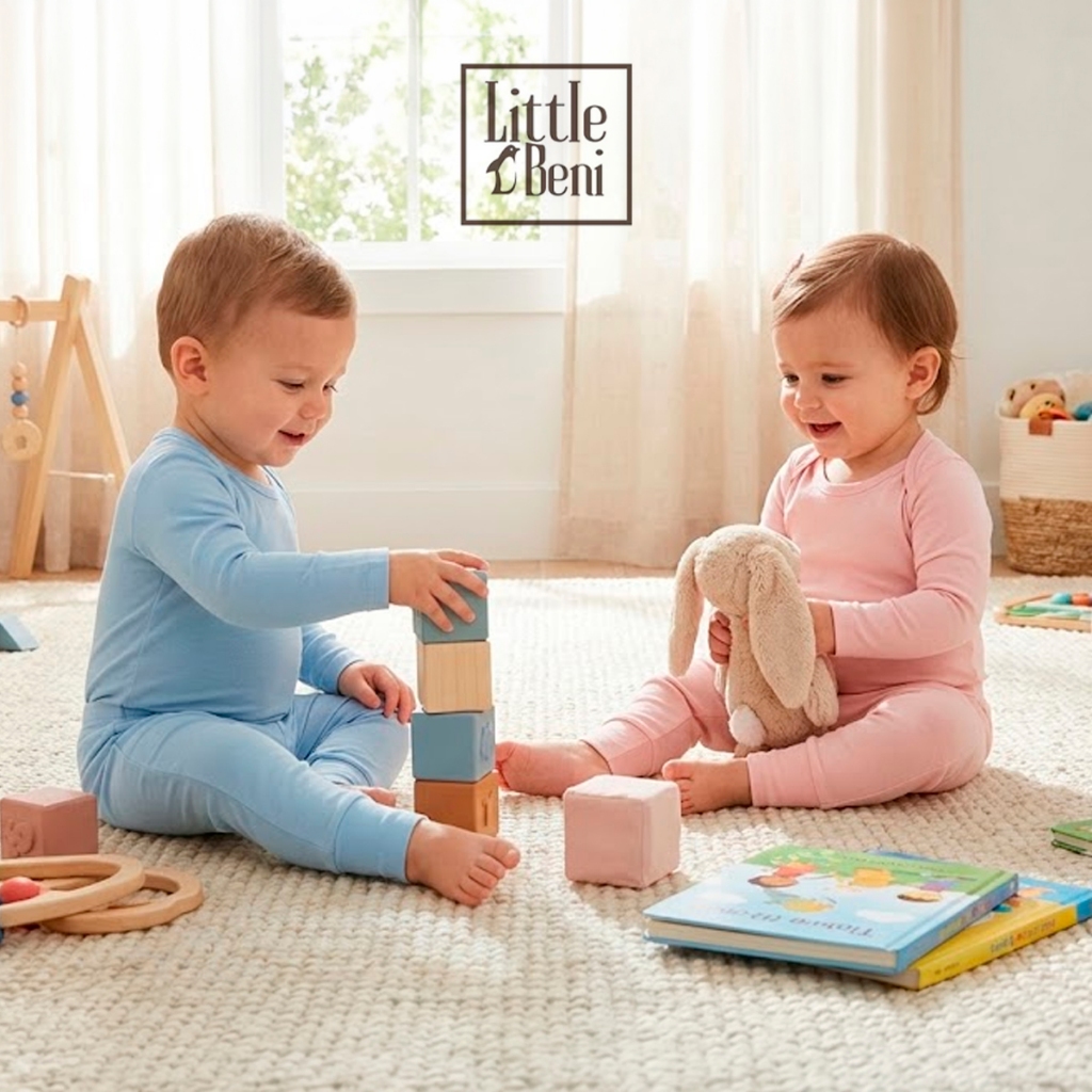 Kit 4 peças Body bebê manga longa e calça pagão menino, menina e unissex 100% algodão