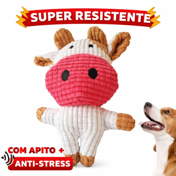 Mordedor para Cachorro com Apito Brinquedo Pet Resistente Anti Stress Pelúcia em Oferta na Shopee