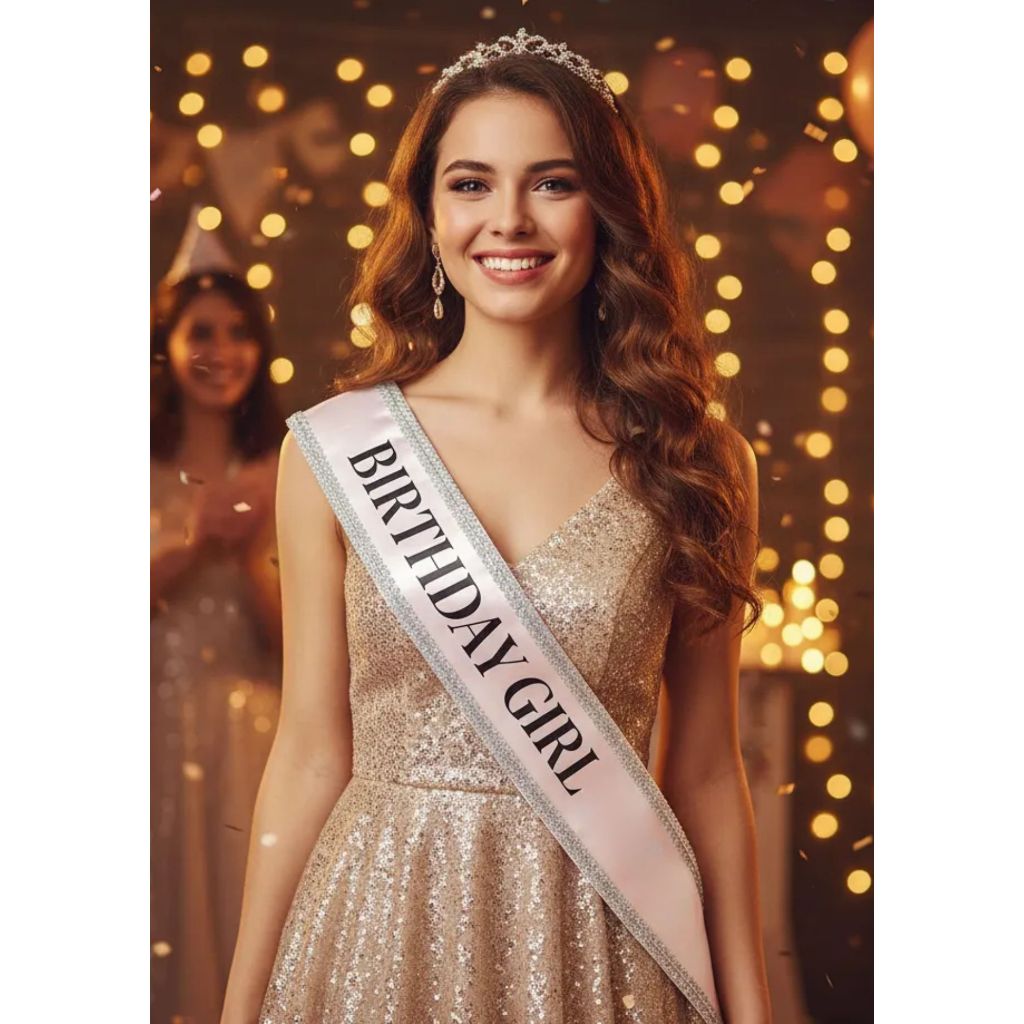 Faixa personalizada Estampada para Marcas Miss ou Mister