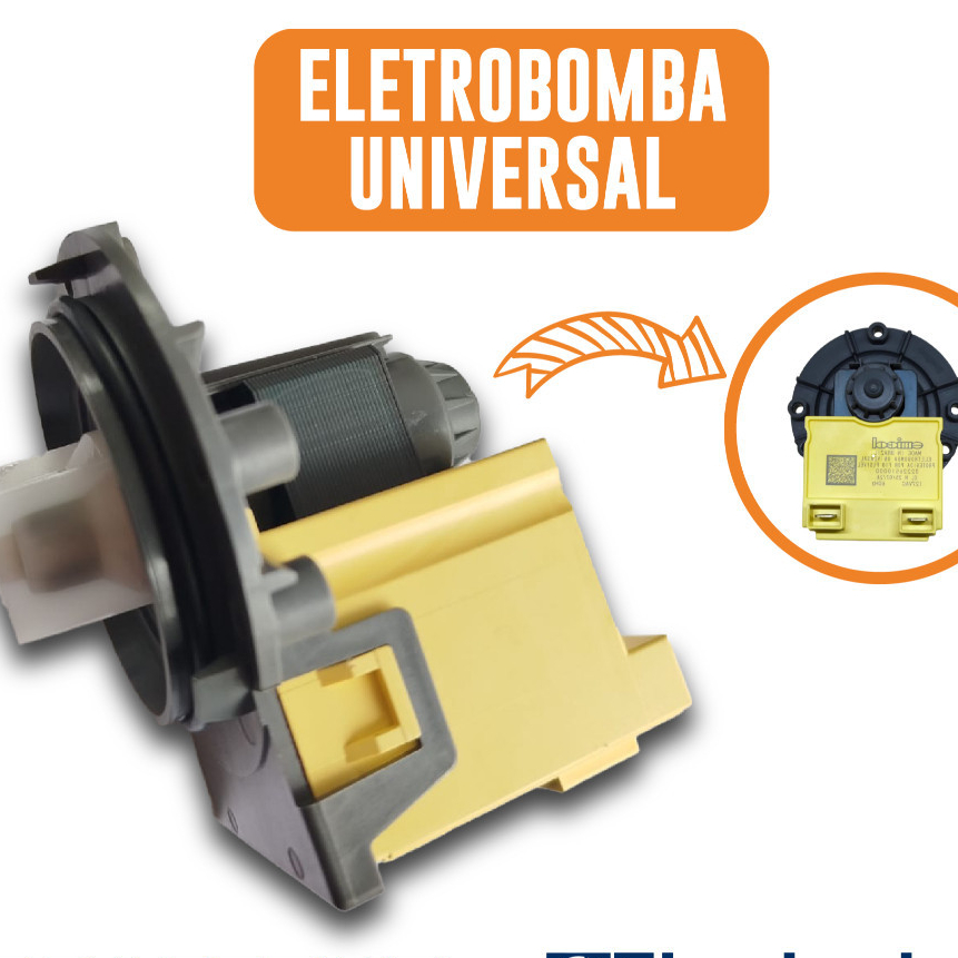 Eletrobomba Lavadora Máquina Universal 110V