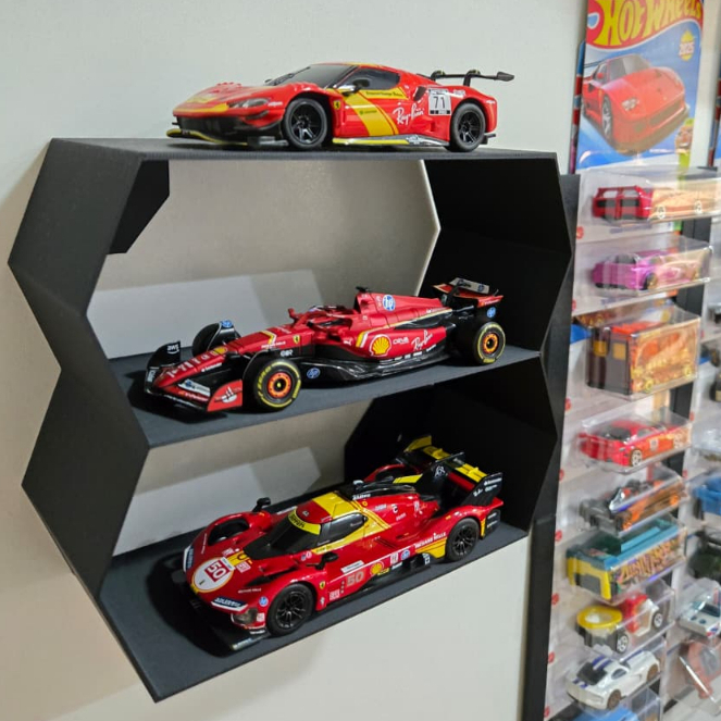 Display Prateleira Carrinhos 1/32 1/43 1/64 Hot Wheels Modular Estante Para Parede Bburago Miniaturas Diversos Maisto