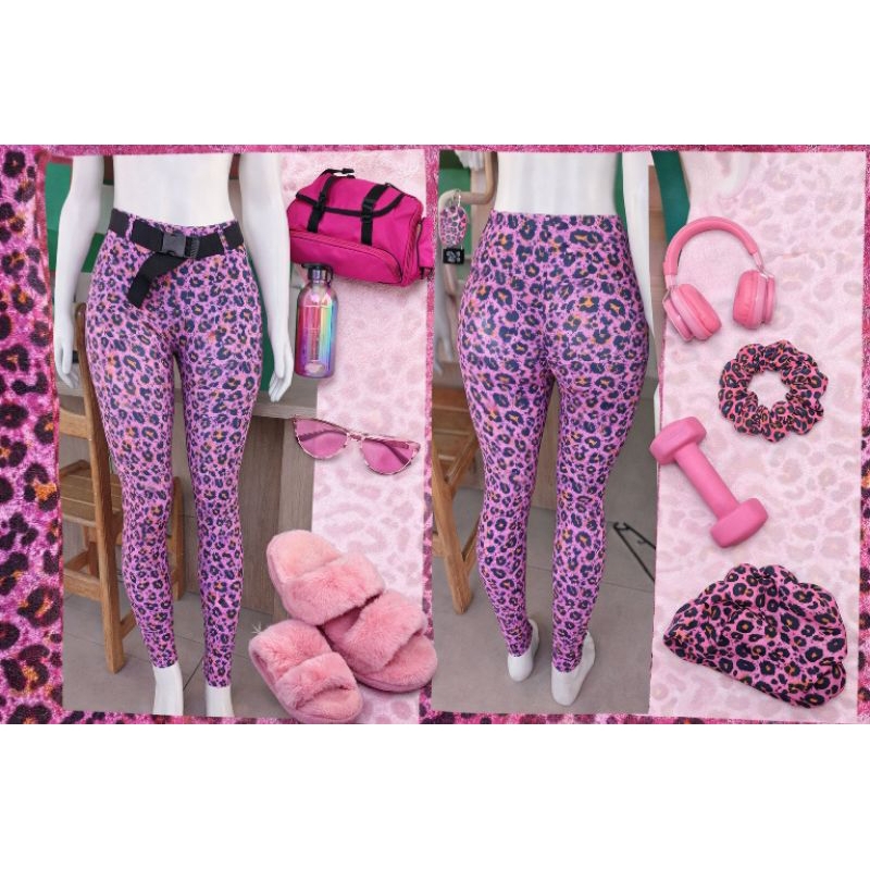 leg estampada poliamida com elastano tamanho m
