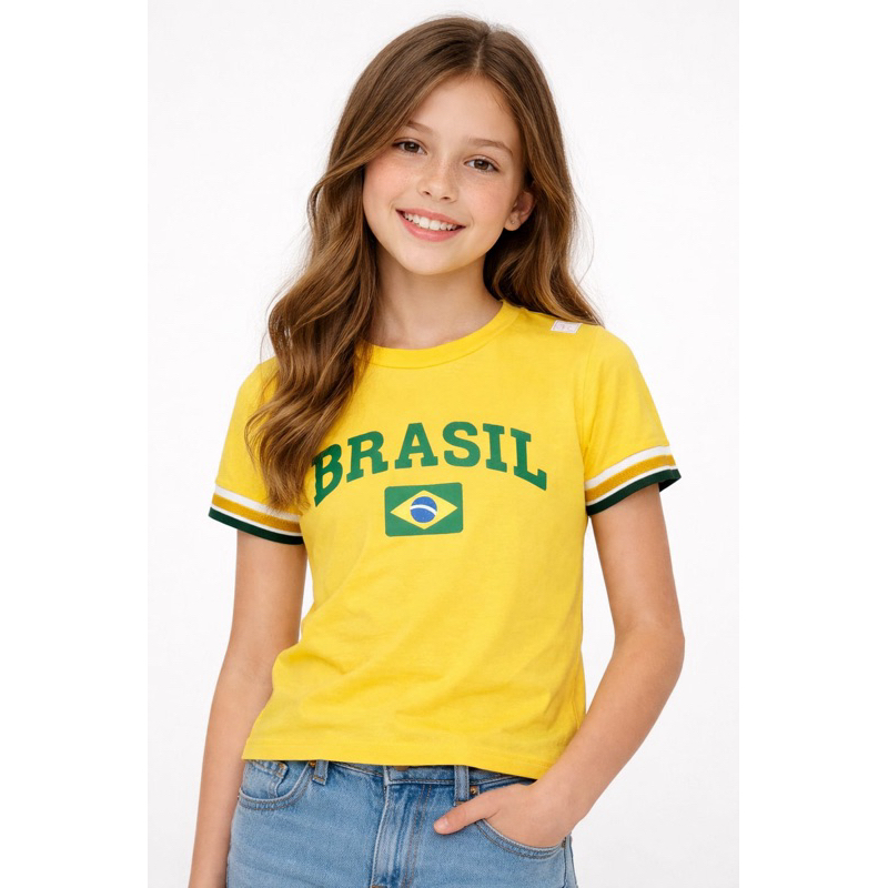 Blusinha do Brasil infantil juvenil moda blogueirinha