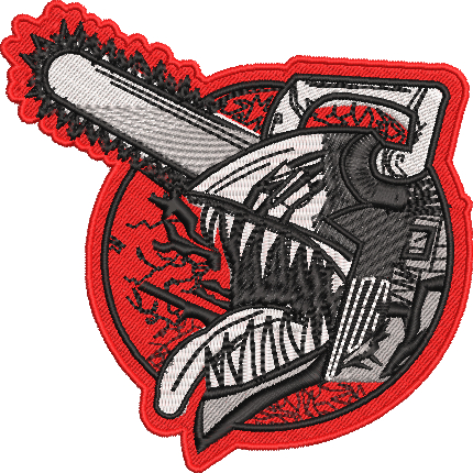 Bordado chainsaw man devil denji patch