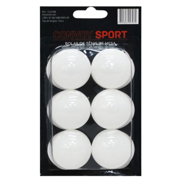 KIT BOLINHAS DE PING PONG C/ 6 UNIDADES