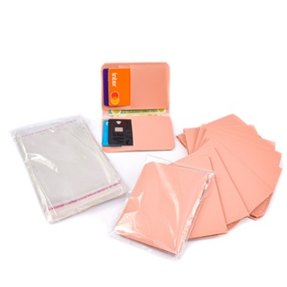 Kit 100 porta cartão atacado lançamento mais embalagem auto colante em Oferta na Shopee