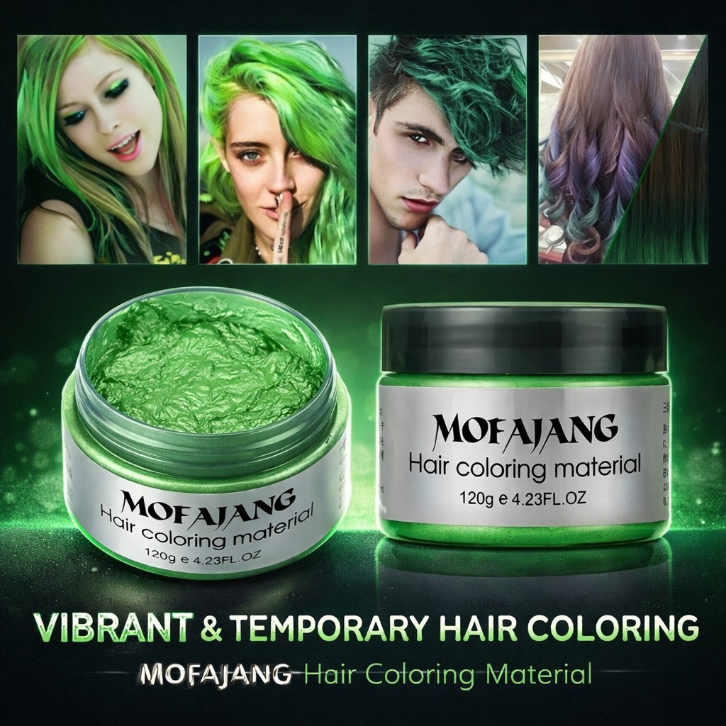 MOFAJANG TINTA DE COLORAÇÃO TEMPORÁRIA PARA CABELOS em Oferta na Shopee