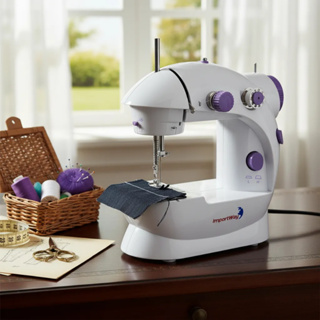 Mini Máquina Costura Portátil Doméstica Com Mesa Importway em Oferta na Shopee