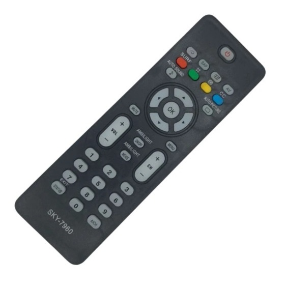 Controle Remoto Compatível com TV Philips Led Lcd SKY-7960 Universal