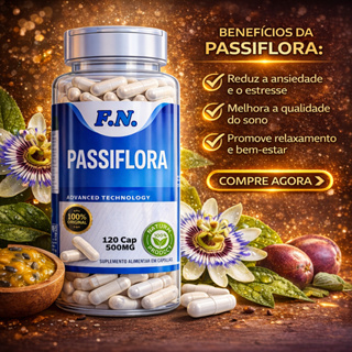 Suplemento da flor do maracuja Produto Natural passi 120 Capsulas em Oferta na Shopee
