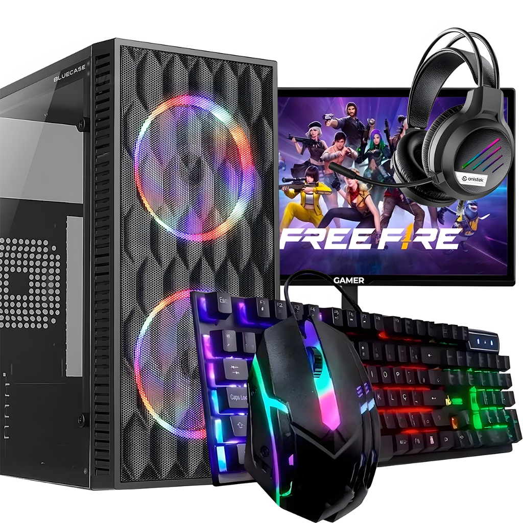 Cpu Gamer Barato I5 12gb Ssd 240gb Wifi + Fonte + Gt 210 Ddr3