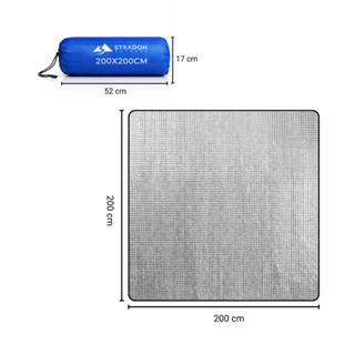 Tapete Isolante Termico Dupla Face Aluminio e Espuma Impermeavel para Camping Praia e Piquenique em Oferta na Shopee
