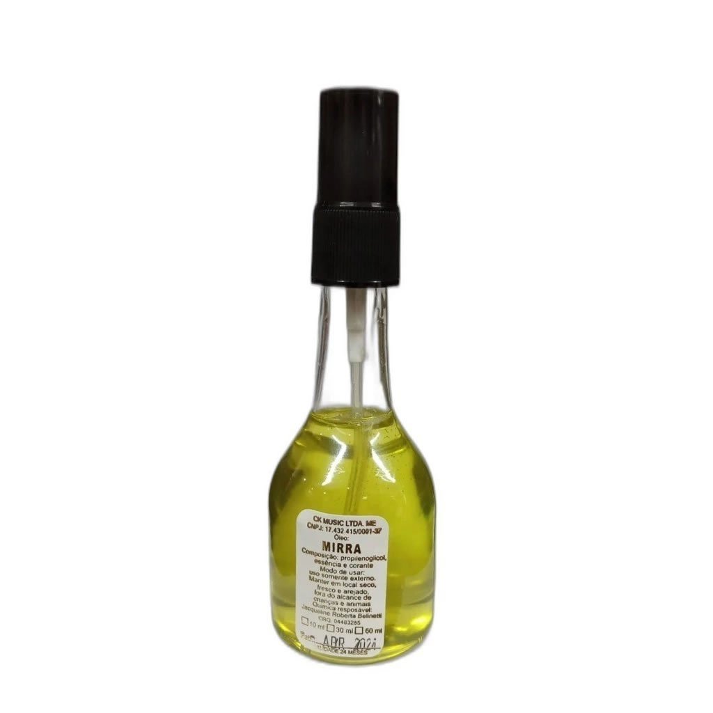 Óleo de unção Mirra 60ML Spray- Significado - Cura do Corpo (  )