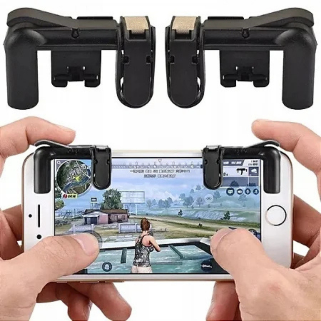 Gatilho Free Fire Botões R1 L1 Jogo De Tiro Para Celular Par De Joystick