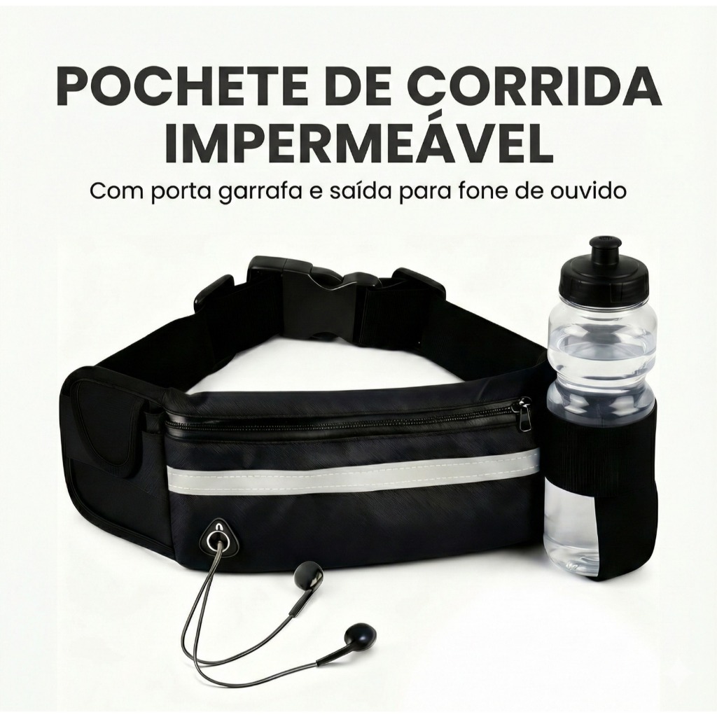 Pochete Bolsa Feminina, masculina   Impermeável para Corrida e Academia  Pochete  academia Ajustável em Oferta na Shopee