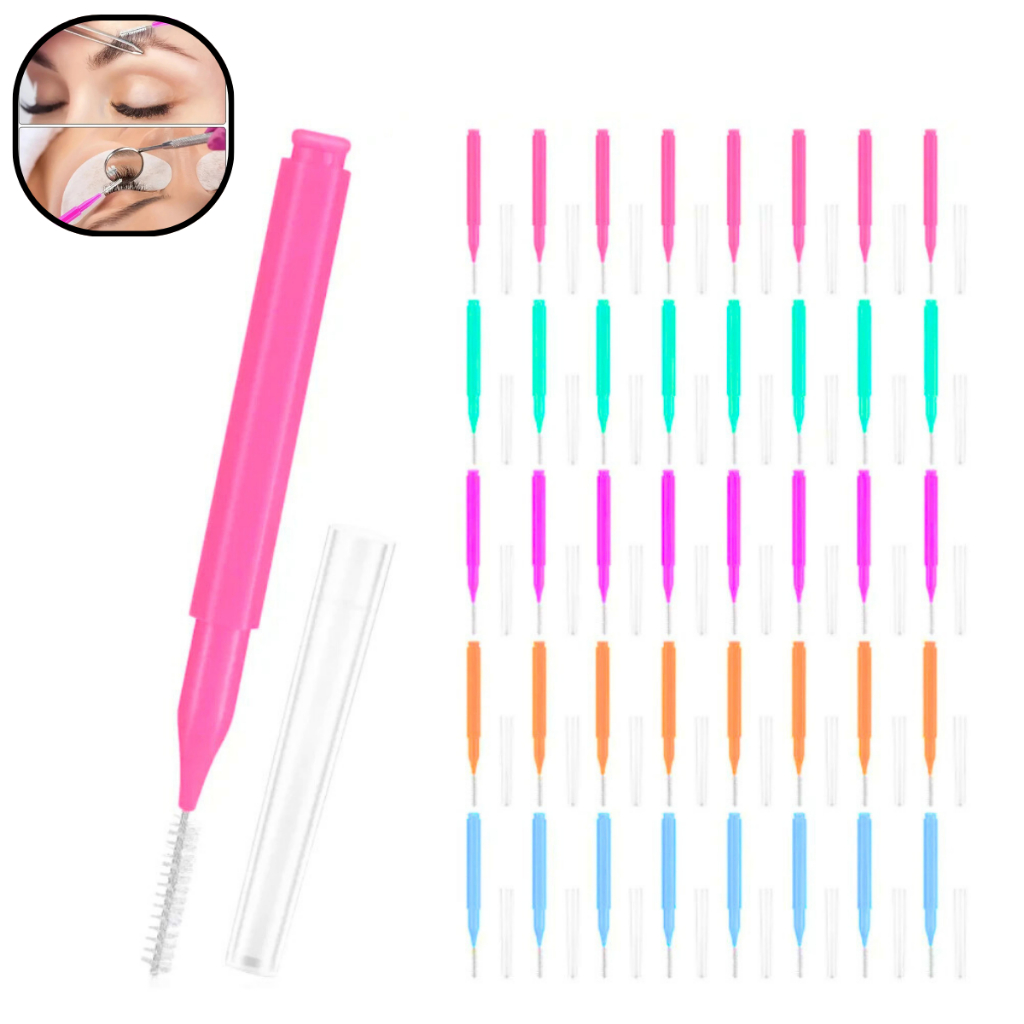 Kit 60un Escova de Dente Interdental Dental Picks Escovinha para limpeza em Oferta na Shopee