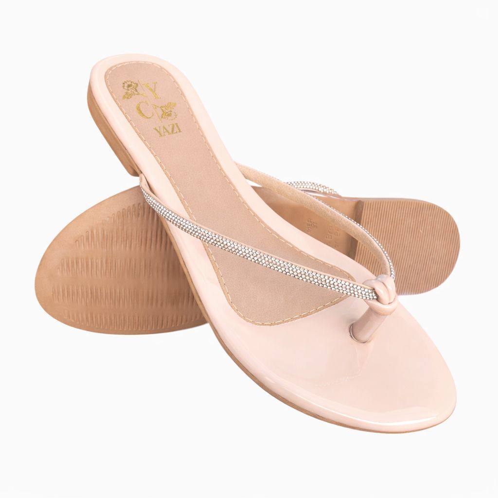 RASTEIRINHA CHINELO RASTEIRA Sandália feminina Rasteira Confortável barata promoção 2 TIRA STRASS